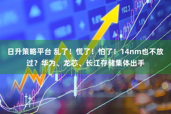 日升策略平台 乱了！慌了！怕了！14nm也不放过？华为、龙芯、长江存储集体出手